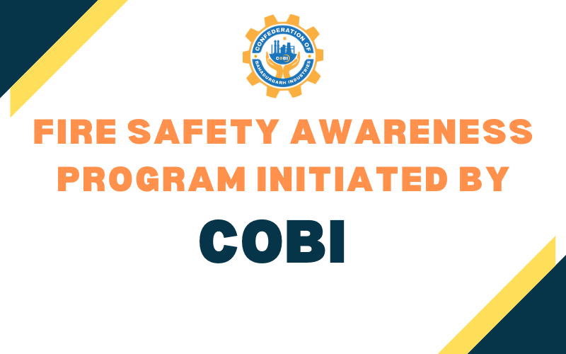 Fire safety awareness program initiated by COBI COBI Jhajjar