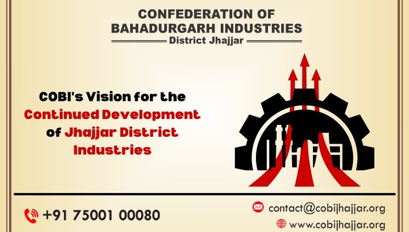 COBI’s Vision for the Continued Development of Jhajjar District Industries