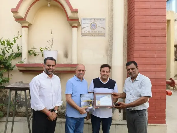 Presented Membership Certificates to the COBI Members in Jhajjar district