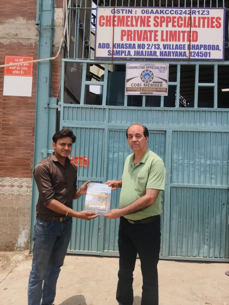 Presented Membership Certificates to the COBI Members in Jhajjar district