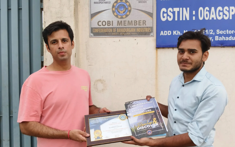 Presented Membership Certificates to the COBI Members in Jhajjar district