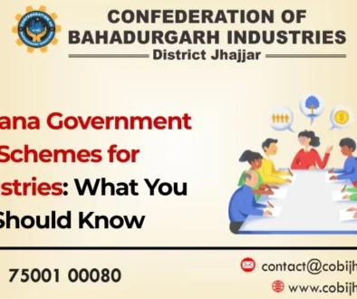 Haryana Government schemes for industries supporting business growth and investment in Haryana